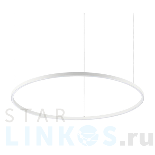 Купить с доставкой Подвесной светодиодный светильник Ideal Lux Oracle Slim D90 Bianco 229478 в Туле