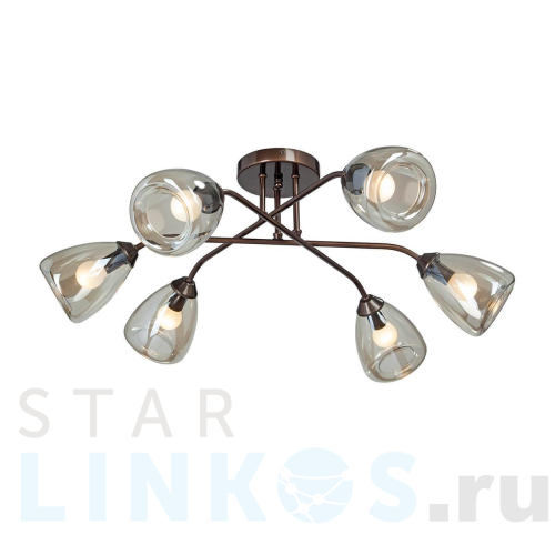 Купить Потолочная люстра Vitaluce V4954-7/6PL за 8 991 руб. в Туле Купить с доставкой Потолочная люстра Vitaluce V4954-7/6PL в Туле