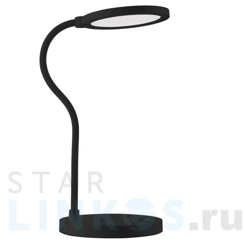 Купить с доставкой Настольная лампа Uniel TLD-553 Black/LED/400Lm/4500K/Dimmer/USB UL-00003339 в Туле