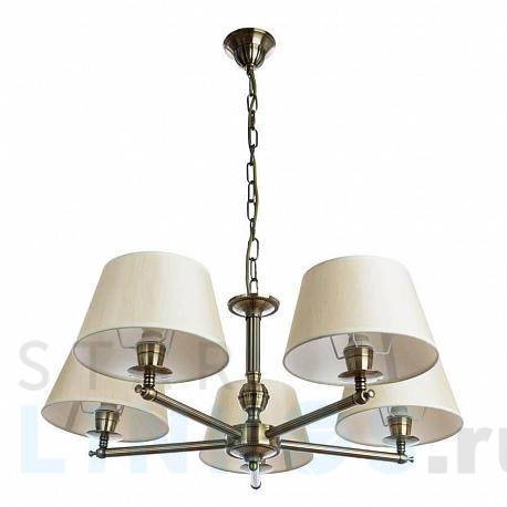 Купить Подвесная люстра Arte Lamp York A2273LM-5AB за 16 870 руб. в Туле фото 2 Купить с доставкой Подвесная люстра Arte Lamp York A2273LM-5AB в Туле фото 2