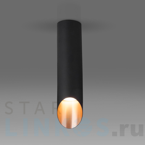 Купить Потолочный светильник Elektrostandard DLN115 GU10 черный/золото a050122 за 1 280 руб. в Туле Купить с доставкой Потолочный светильник Elektrostandard DLN115 GU10 черный/золото a050122 в Туле