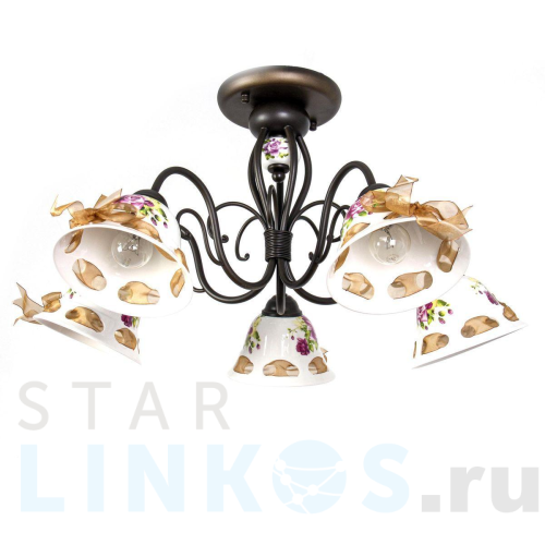 Купить Потолочная люстра Abrasax Emilia MDK9424/5B Coffee за 10 710 руб. в Туле Купить с доставкой Потолочная люстра Abrasax Emilia MDK9424/5B Coffee в Туле