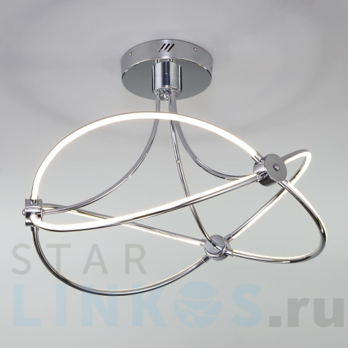 Купить Потолочный светодиодный светильник Eurosvet Petto 90246/6 хром за 19 100 руб. в Туле Купить с доставкой Потолочный светодиодный светильник Eurosvet Petto 90246/6 хром в Туле