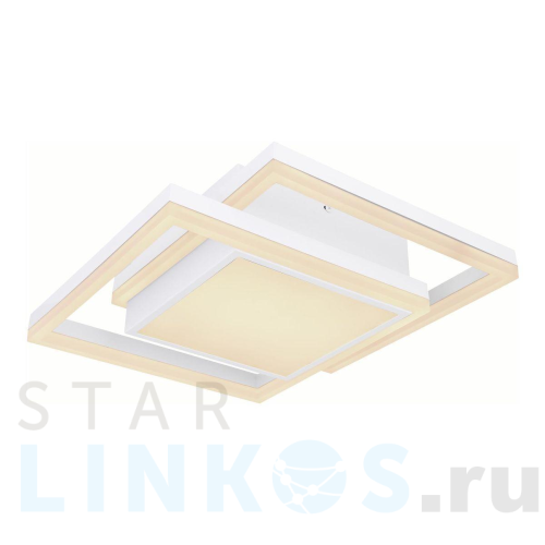 Купить Потолочный светодиодный светильник Globo Squares 67225-24FSH за 45 500 руб. в Туле Купить с доставкой Потолочный светодиодный светильник Globo Squares 67225-24FSH в Туле