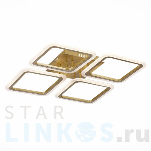 Купить Потолочная светодиодная люстра Evoled Qutro SLE200422-04 за 7 560 руб. в Туле Купить с доставкой Потолочная светодиодная люстра Evoled Qutro SLE200422-04 в Туле