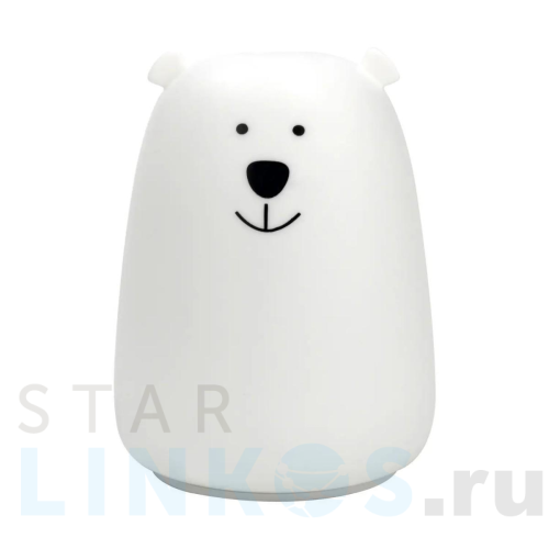 Купить с доставкой Настольный светодиодный детский ночник Gauss медведь NN302 в Туле