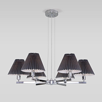 Купить Подвесная люстра Eurosvet Peony 60136/6 хром/графит в Туле