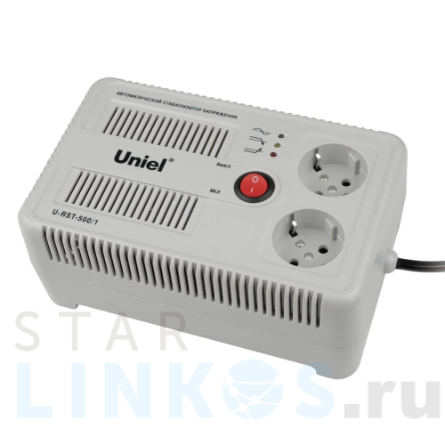 Купить с доставкой Стабилизатор напряжения Uniel 500ВА U-RST-500/1 UL-00003602 в Туле