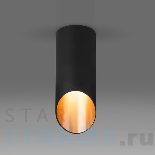 Купить с доставкой Потолочный светильник Elektrostandard DLN114 GU10 черный/золото a050120 в Туле