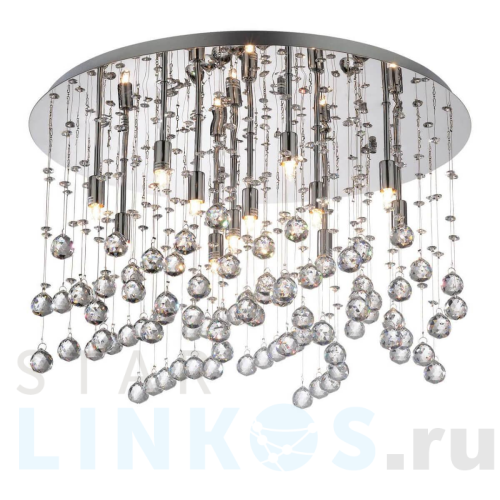 Купить Потолочный светильник Ideal Lux Moonlight PL12 Cromo 077802 за 113 260 руб. в Туле Купить с доставкой Потолочный светильник Ideal Lux Moonlight PL12 Cromo 077802 в Туле
