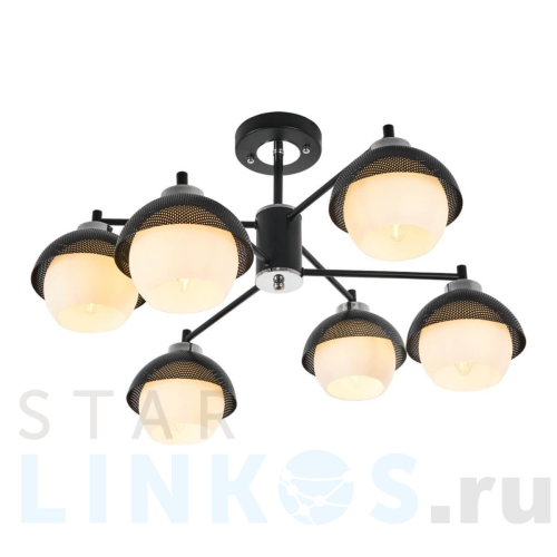 Купить Потолочная люстра MyFar Hloya MR1781-6 за 17 495 руб. в Туле Купить с доставкой Потолочная люстра MyFar Hloya MR1781-6 в Туле