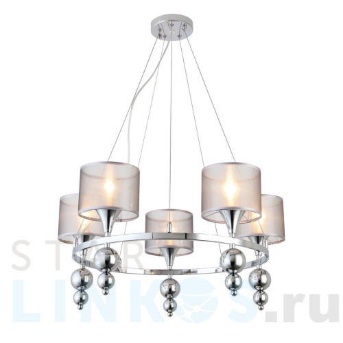 Купить Подвесная люстра Evoluce Pazione SLE107103-05 за 19 540 руб. в Туле Купить с доставкой Подвесная люстра Evoluce Pazione SLE107103-05 в Туле
