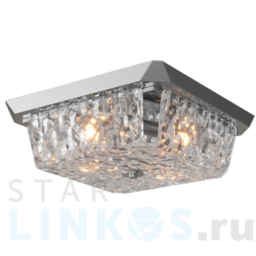 Купить с доставкой Потолочный светильник Crystal Lux Damian PL4 Nickel в Туле
