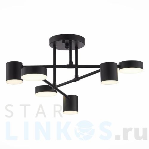 Купить Потолочная светодиодная люстра Evoluce Nobel SLE201042-06 за 16 670 руб. в Туле Купить с доставкой Потолочная светодиодная люстра Evoluce Nobel SLE201042-06 в Туле