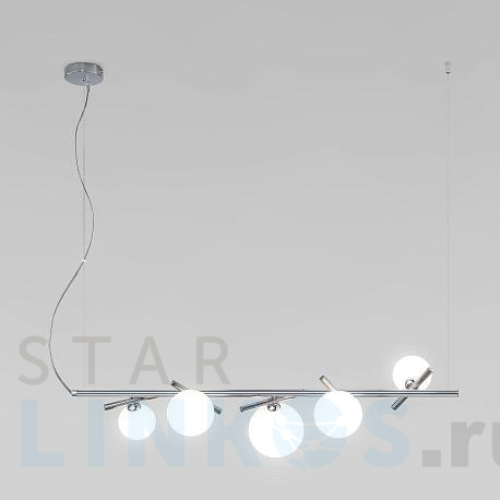 Купить Подвесная люстра Eurosvet Salut 50382/5 хром за 16 000 руб. в Туле фото 2 Купить с доставкой Подвесная люстра Eurosvet Salut 50382/5 хром в Туле фото 2