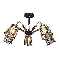 Купить Потолочная люстра IMEX MD.4050-5-S BK+FGD в Туле