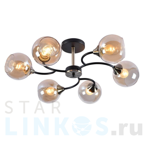 Купить Потолочная люстра Rivoli Lore 9072-306 Б0051981 за 5 605 руб. в Туле Купить с доставкой Потолочная люстра Rivoli Lore 9072-306 Б0051981 в Туле