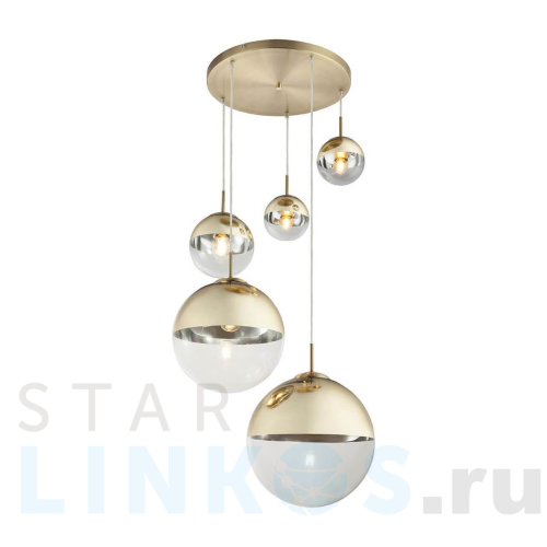 Купить Подвесная люстра Globo Varus 15855-5 за 62 950 руб. в Туле Купить с доставкой Подвесная люстра Globo Varus 15855-5 в Туле