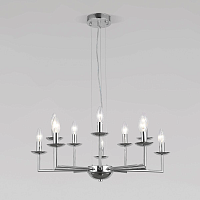 Купить Подвесная люстра Eurosvet Cariso 60150/10 хром в Туле