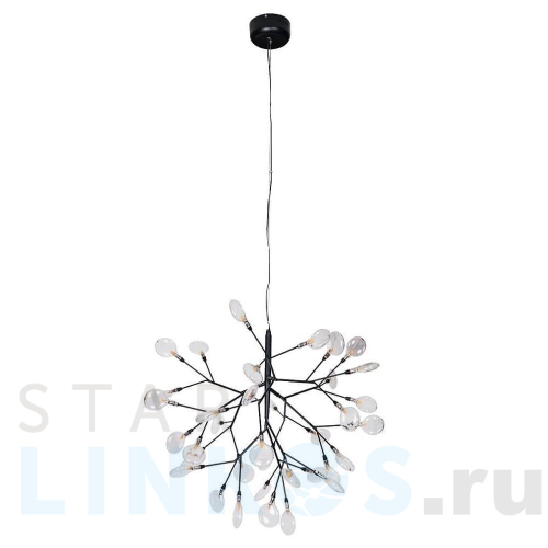 Купить Подвесная люстра Crystal Lux Evita SP36 Black/Transparent за 42 200 руб. в Туле Купить с доставкой Подвесная люстра Crystal Lux Evita SP36 Black/Transparent в Туле
