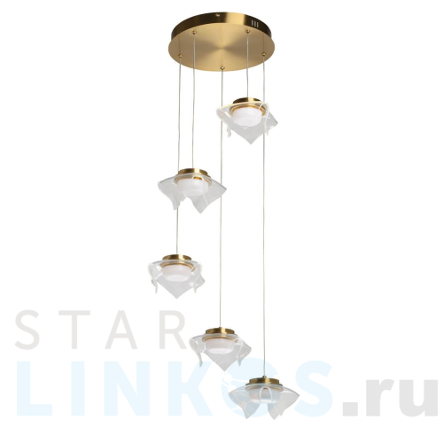 Купить Подвесная светодиодная люстра De Markt Ауксис 7 722012205 за 19 770 руб. в Туле Купить с доставкой Подвесная светодиодная люстра De Markt Ауксис 7 722012205 в Туле