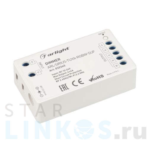 Купить Диммер Arlight ARL-Sirius-Tuya-RGBW-Suf 032345 за 3 601 руб. в Туле Купить с доставкой Диммер Arlight ARL-Sirius-Tuya-RGBW-Suf 032345 в Туле