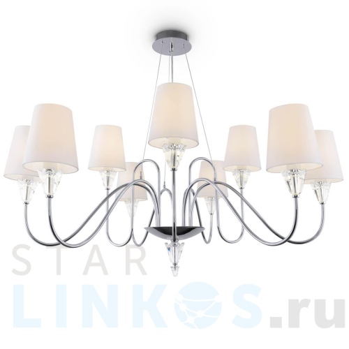 Купить Подвесная люстра Maytoni Florero MOD078PL-09CH за 37 801 руб. в Туле Купить с доставкой Подвесная люстра Maytoni Florero MOD078PL-09CH в Туле