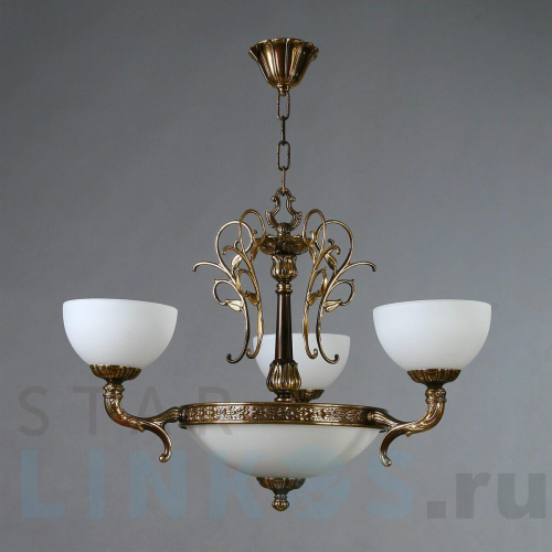 Купить Подвесная люстра Ambiente Toledo 02155/3 PB за 89 225 руб. в Туле Купить с доставкой Подвесная люстра Ambiente Toledo 02155/3 PB в Туле