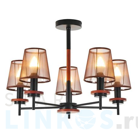 Купить Потолочная люстра MyFar Daniel MR1851-5C за 12 195 руб. в Туле фото 2 Купить с доставкой Потолочная люстра MyFar Daniel MR1851-5C в Туле фото 2