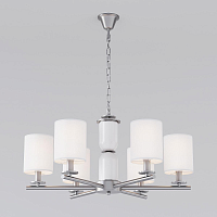 Купить Подвесная люстра Eurosvet Caprera 60146/6 никель в Туле