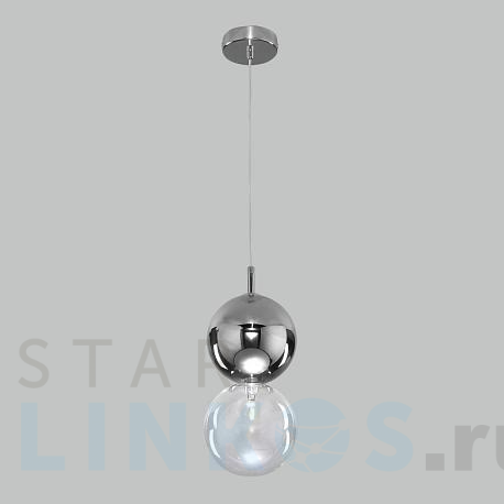 Купить Подвесной светильник Eurosvet Selisa 50091/1 хром/дымчатый за 7 660 руб. в Туле фото 2 Купить с доставкой Подвесной светильник Eurosvet Selisa 50091/1 хром/дымчатый в Туле фото 2