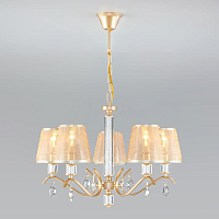 Купить Подвесная люстра Eurosvet Alcamo 60103/5 перламутровое золото в Туле