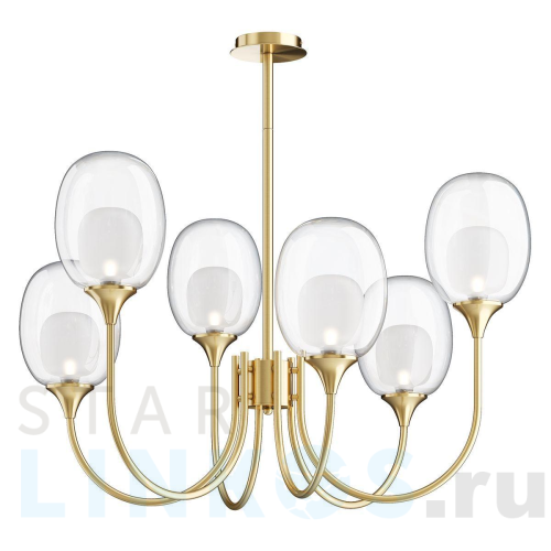 Купить Подвесная люстра Maytoni Aura MOD016PL-06BS за 47 590 руб. в Туле Купить с доставкой Подвесная люстра Maytoni Aura MOD016PL-06BS в Туле