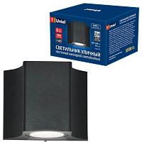 Купить Уличный настенный светодиодный светильник Uniel ULU-S24A-5W/4000K IP65 Black UL-00006799 в Туле