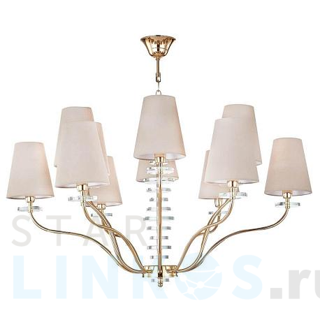 Купить Подвесная люстра Crystal Lux ARMANDO SP6+6 GOLD за 22 900 руб. в Туле фото 2 Купить с доставкой Подвесная люстра Crystal Lux ARMANDO SP6+6 GOLD в Туле фото 2