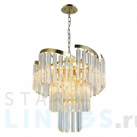 Купить Подвесная люстра Lumien Hall Гарленда LH0042/10P-GDCG за 53 774 руб. в Туле фото 2 Купить с доставкой Подвесная люстра Lumien Hall Гарленда LH0042/10P-GDCG в Туле фото 2