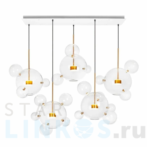 Купить Подвесная светодиодная люстра Loft IT Bolle 2027-S5 за 79 490 руб. в Туле Купить с доставкой Подвесная светодиодная люстра Loft IT Bolle 2027-S5 в Туле