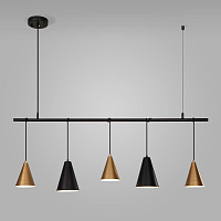 Купить Подвесной светильник Eurosvet Castle 50088/5 черный/золото в Туле