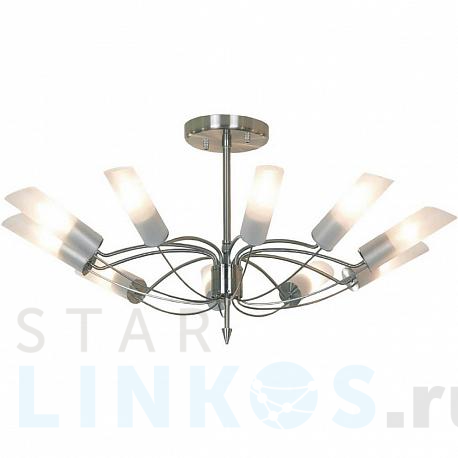 Купить Потолочная люстра Lussole Lano LSA-2813-10 за 15 558 руб. в Туле фото 2 Купить с доставкой Потолочная люстра Lussole Lano LSA-2813-10 в Туле фото 2