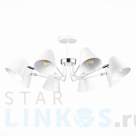 Купить Потолочная люстра Evoluce Lere SLE106702-08 за 10 090 руб. в Туле фото 2 Купить с доставкой Потолочная люстра Evoluce Lere SLE106702-08 в Туле фото 2