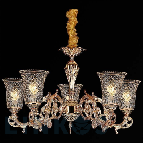 Купить Подвесная люстра Illumico IL7287-5P-48 GD за 9 000 руб. в Туле Купить с доставкой Подвесная люстра Illumico IL7287-5P-48 GD в Туле