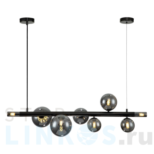 Купить Подвесная люстра Indigo Canto 11026/8PL Black V000240 за 32 430 руб. в Туле Купить с доставкой Подвесная люстра Indigo Canto 11026/8PL Black V000240 в Туле