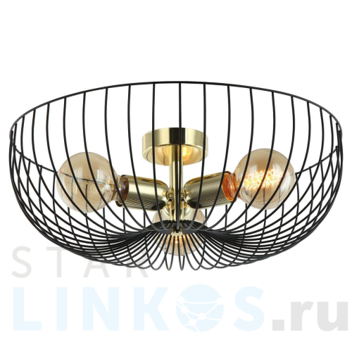 Купить Потолочная люстра Lussole Loft Brooks GRLSP-8251 за 10 684 руб. в Туле Купить с доставкой Потолочная люстра Lussole Loft Brooks GRLSP-8251 в Туле