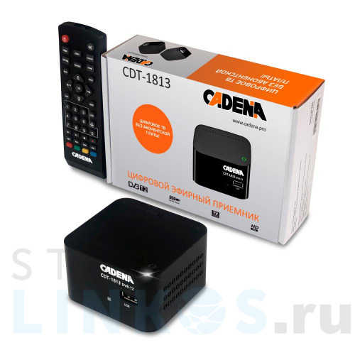 Купить Приемник цифровой эфирный CADENA CDT-1813 для телевизора фото 5