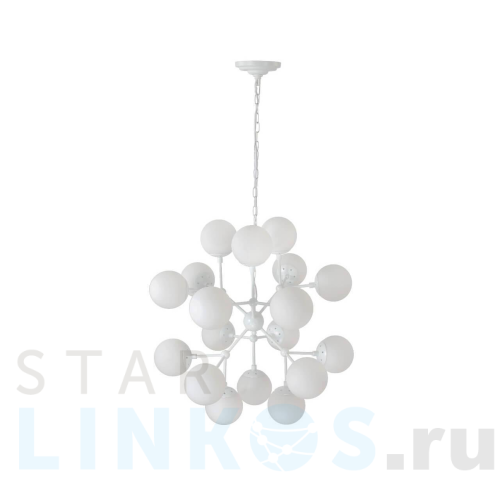 Купить Подвесная люстра Crystal Lux Medea White SP18 за 26 800 руб. в Туле Купить с доставкой Подвесная люстра Crystal Lux Medea White SP18 в Туле