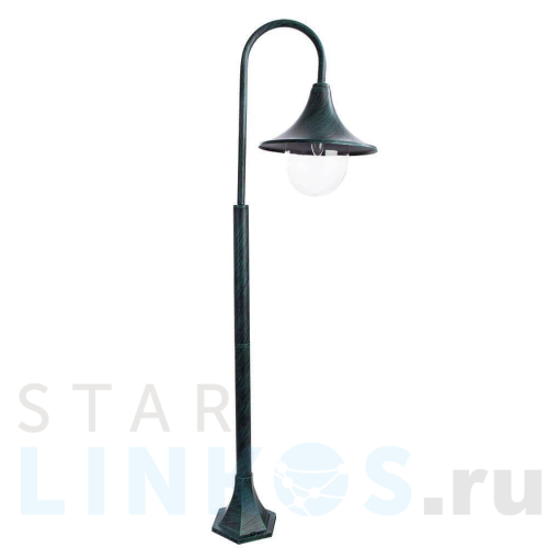 Купить Уличный светильник Arte Lamp Malaga A1086PA-1BG за 9 990 руб. в Туле Купить с доставкой Уличный светильник Arte Lamp Malaga A1086PA-1BG в Туле