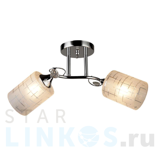 Купить Потолочная люстра IMEX MD.3808-2-S CH за 2 475 руб. в Туле Купить с доставкой Потолочная люстра IMEX MD.3808-2-S CH в Туле