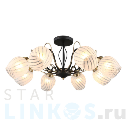 Купить Потолочная люстра Omnilux Garda OML-65507-08 за 7 840 руб. в Туле Купить с доставкой Потолочная люстра Omnilux Garda OML-65507-08 в Туле