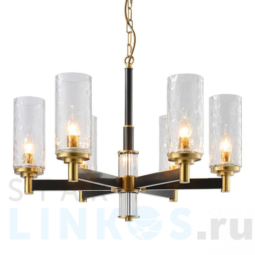Купить с доставкой Подвесная люстра Gerhort G31100/6BK+BRS CL в Туле