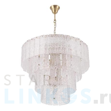 Купить Подвесная люстра Crystal Lux Ricardo SP14 Brass за 78 900 руб. в Туле фото 2 Купить с доставкой Подвесная люстра Crystal Lux Ricardo SP14 Brass в Туле фото 2